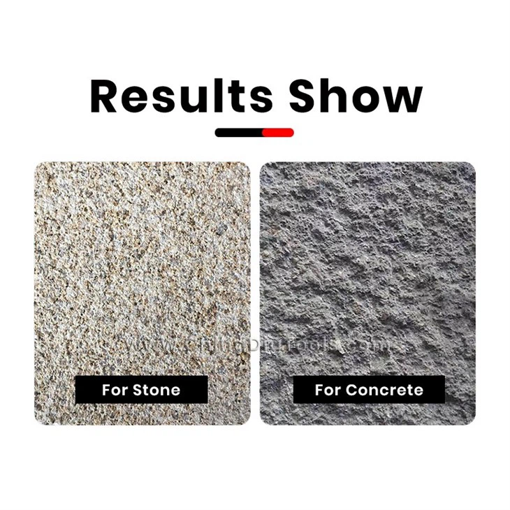 Bush Hammered Roller For Stone Concrete